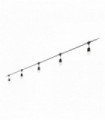Suspension Noire FIESTA 5 ampoules