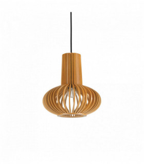 Lámpara colgante de madera CITRUS 1 bombilla de madera