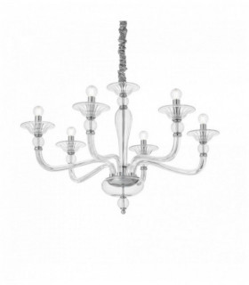 Lampadario trasparente DANIELI 6 luci