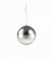 Suspension Chromée MAPA FADE 1 ampoule Diamètre 30 Cm
