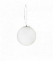 White suspension MAPA RIGA 1 bulb Width 11 Cm