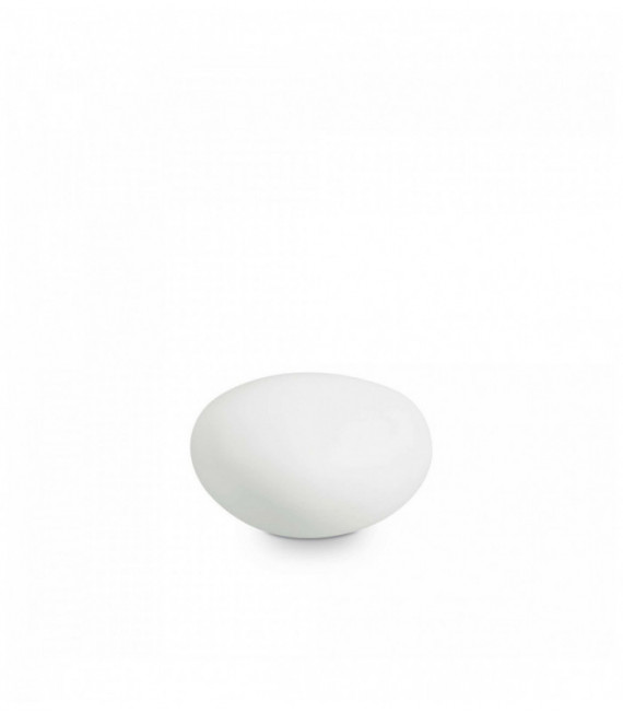 Weiße SASSO Stehleuchte 1 Glühlampe Breite 20 cm