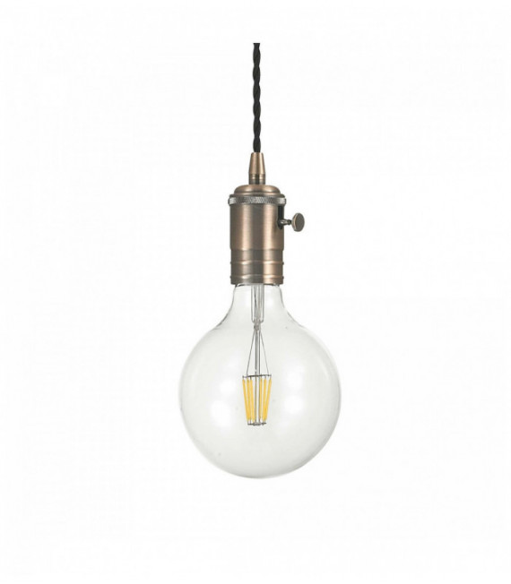 Lampada a sospensione in rame DOC 1 lampadina