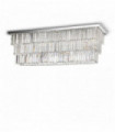 MARTINEZ crystal chrome ceiling light 8 lights