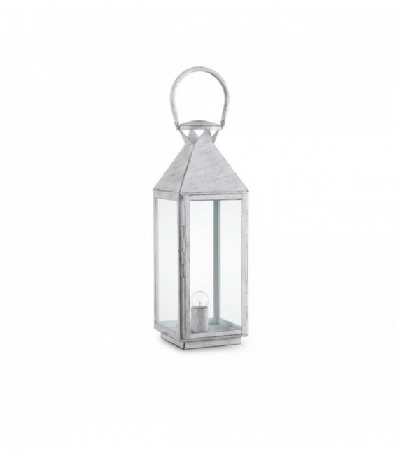 Lampada da tavolo a 1 luce in metallo bianco MERMAID