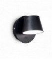GIM black wall light 30 bulbs