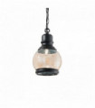 Suspension Noire design HANSEL 1 ampoule