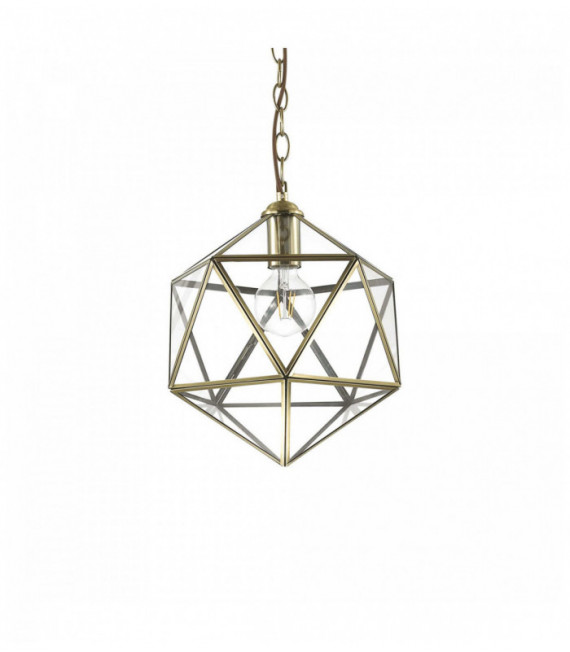 Brown DECA pendant light 1 bulb