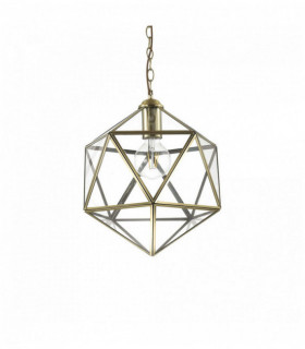 Metal pendant light DECA 1 bulb
