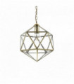 Metal pendant light DECA 1 bulb