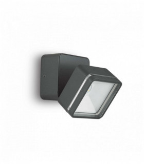 OMEGA SQUARE Anthrazit Wandleuchte 6 Glühbirnen