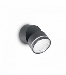 Applique murale Anthracite OMEGA ROUND 6 ampoules
