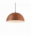 Suspension Corten FOLK 1 bulb Height 13 Cm