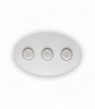 Plafonnier Blanc LOGOS 3 ampoules