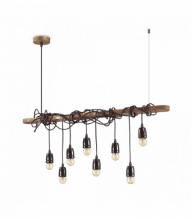 Corten ELECTRIC pendant light 8 bulbs