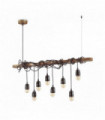 Corten ELECTRIC pendant light 8 bulbs