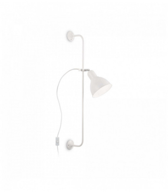 White wall lamp SHOWER 1 bulb