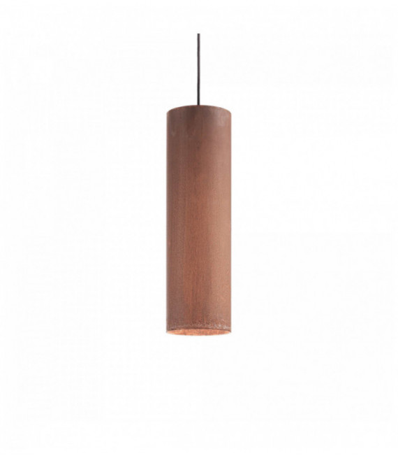 Lampada a sospensione LOOK corten 1 lampadina