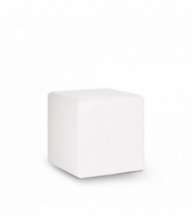 White floor lamp LUNA 1 bulb Height 29 Cm