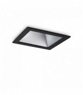 Faretto da incasso nero / argento GAME 1 lampadina