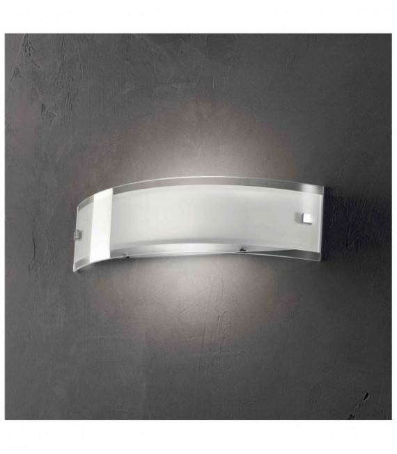 White wall light DENIS 1 bulb Diameter 46 Cm