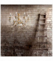 FIRENZE antique white pendant light 8 bulbs