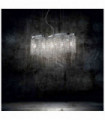 Suspension Chromée en cristal AURORA 5 ampoules