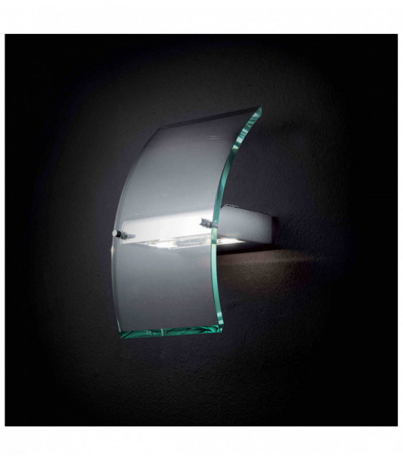 Lampada da parete cromata AUDI-B 1 lampadina