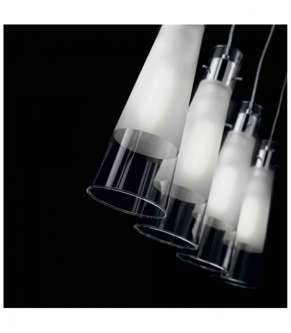 KUKY Transparent Pendant 4 bulbs