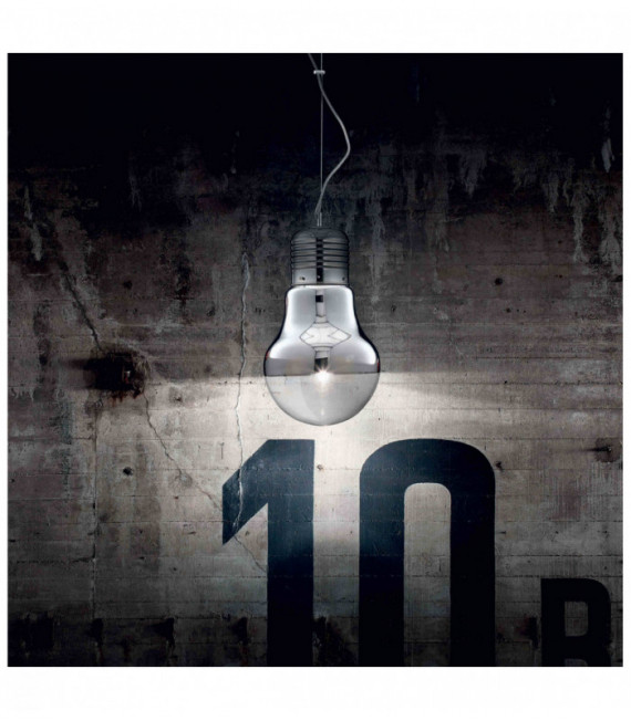 Chrome pendant LUCE CROMO 1 bulb