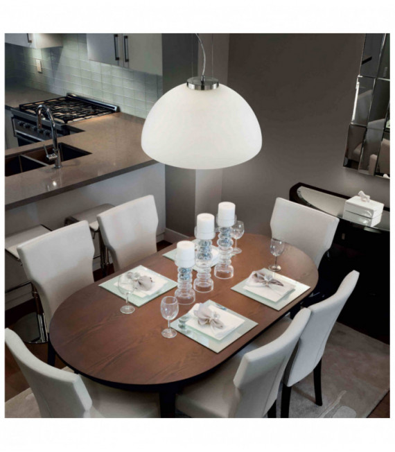 1-bulb white ETNA pendant lamp