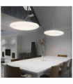 White pendant light SMARTIES BIANCO 5 bulbs