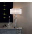 Lampe de table Transparente DUCHESSA 1 ampoule en métal