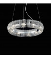 Suspension Chromée QUASAR 10 ampoules