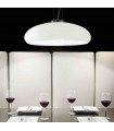 ARIA white pendant lamp 1 bulb