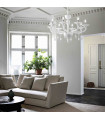 Suspension Blanche MIRAMARE 8 ampoules