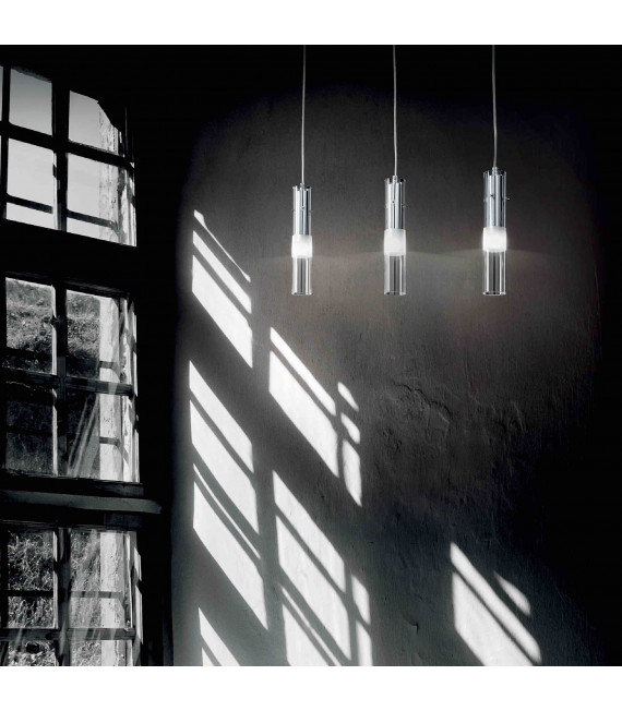 Lampadina BAR 1 sospensione cromata