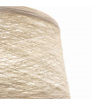 Suspension Blanche BASKET 1 ampoule Profondeur 9 Cm