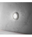 White recessed spot LETI 1 bulb in resin