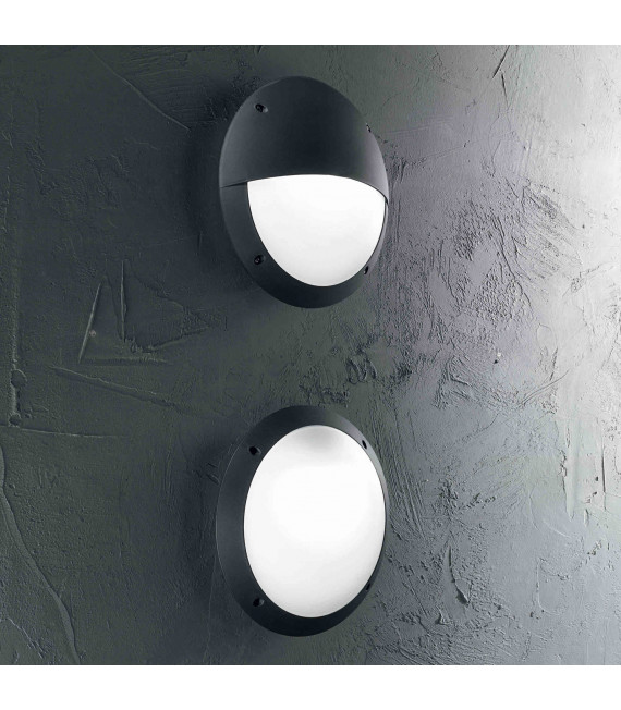 Black designer wall light LUCIA 1 bulb