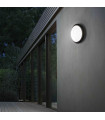 Black designer wall light LUCIA 1 bulb