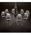 Suspension Noire BLANCHE 8 ampoules