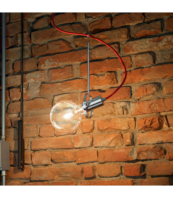 RADIO chrome pendant 1 bulb