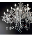 Suspension Transparente en cristal COLOSSAL 15 ampoules