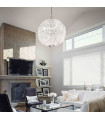 LUXOR chrome crystal suspension 12 lights