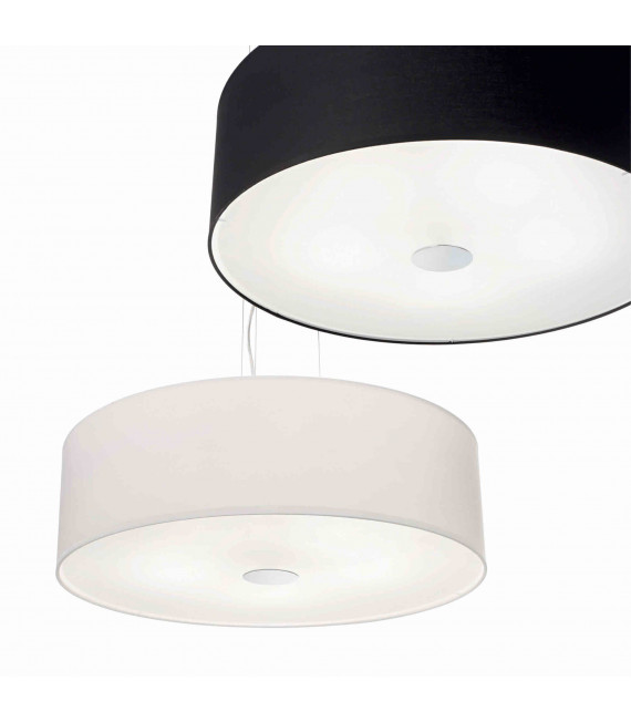 Lámpara colgante WOODY negra 4 focos