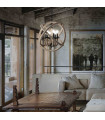 Cord pendant lamp CORDA 6 bulbs