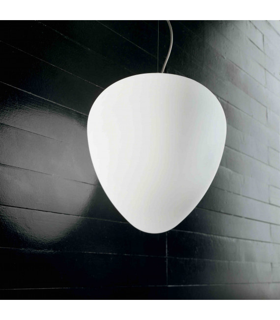 White PALLADIO pendant light 1 bulb Diameter 70 Cm