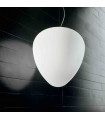 White PALLADIO pendant light 1 bulb Diameter 70 Cm