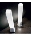 EDO OUTDOOR White Floor Lamp 1 Aluminum Bulb